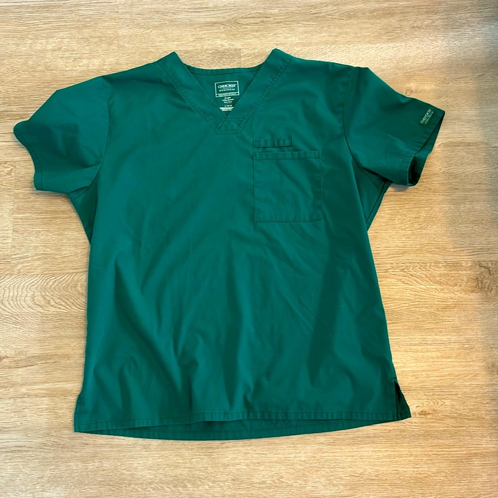 Cherokee Scrubs for Men V-Neck Top, Workwear Professionals Soft Stretch